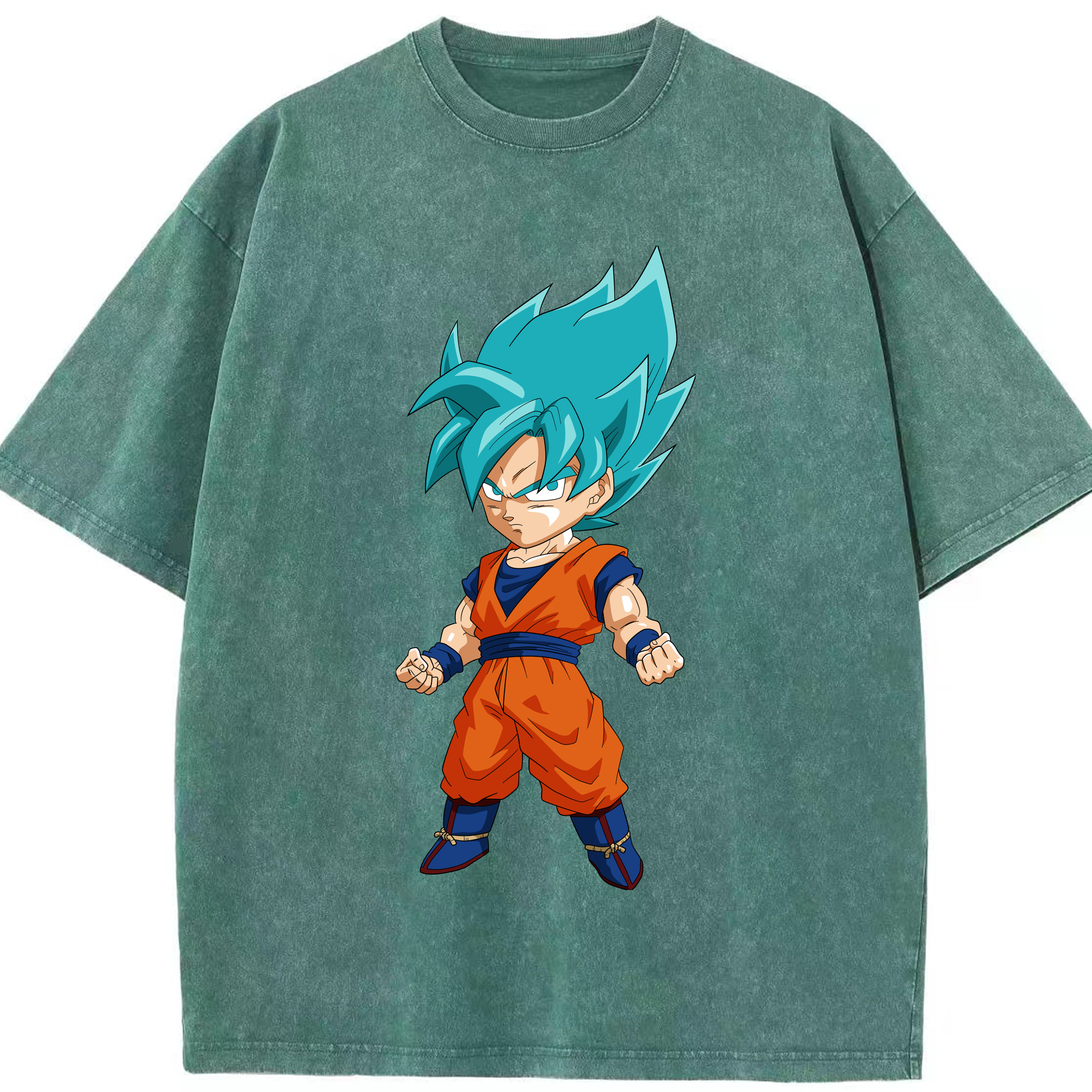（画像用） ドラゴンボール 孫 悟飯（そんごはん）DRAGON BALL Son Gohan 綿100% ヴィンテージ風 半袖Tシャツ（フロントプリント）